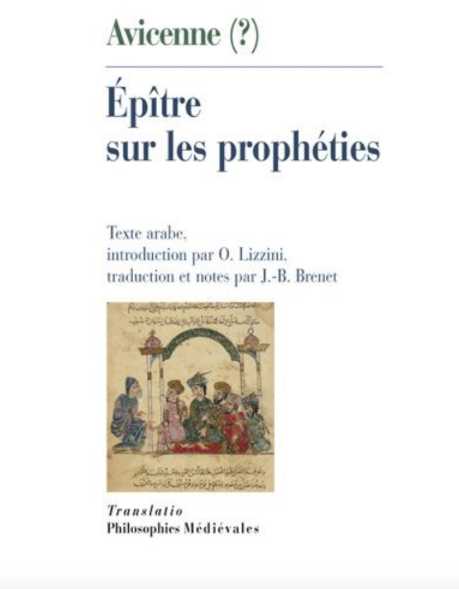 Olga Lucia Lizzini, Jean-Baptiste Brenet AVICENNE (?), Épître sur les prophéties